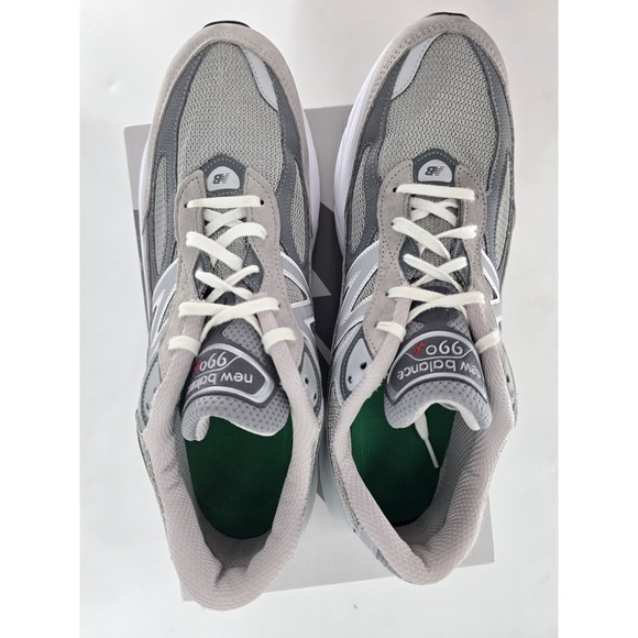 New Balance Men's 990v6 M990GL6 Gray Sz:12 2A - X Narrow- Used REPLACED INSOLES - Picture 6 of 15